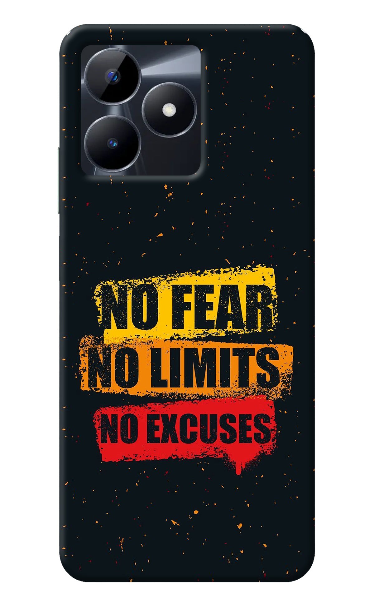 No Fear No Limits No Excuse Realme C53 Back Cover