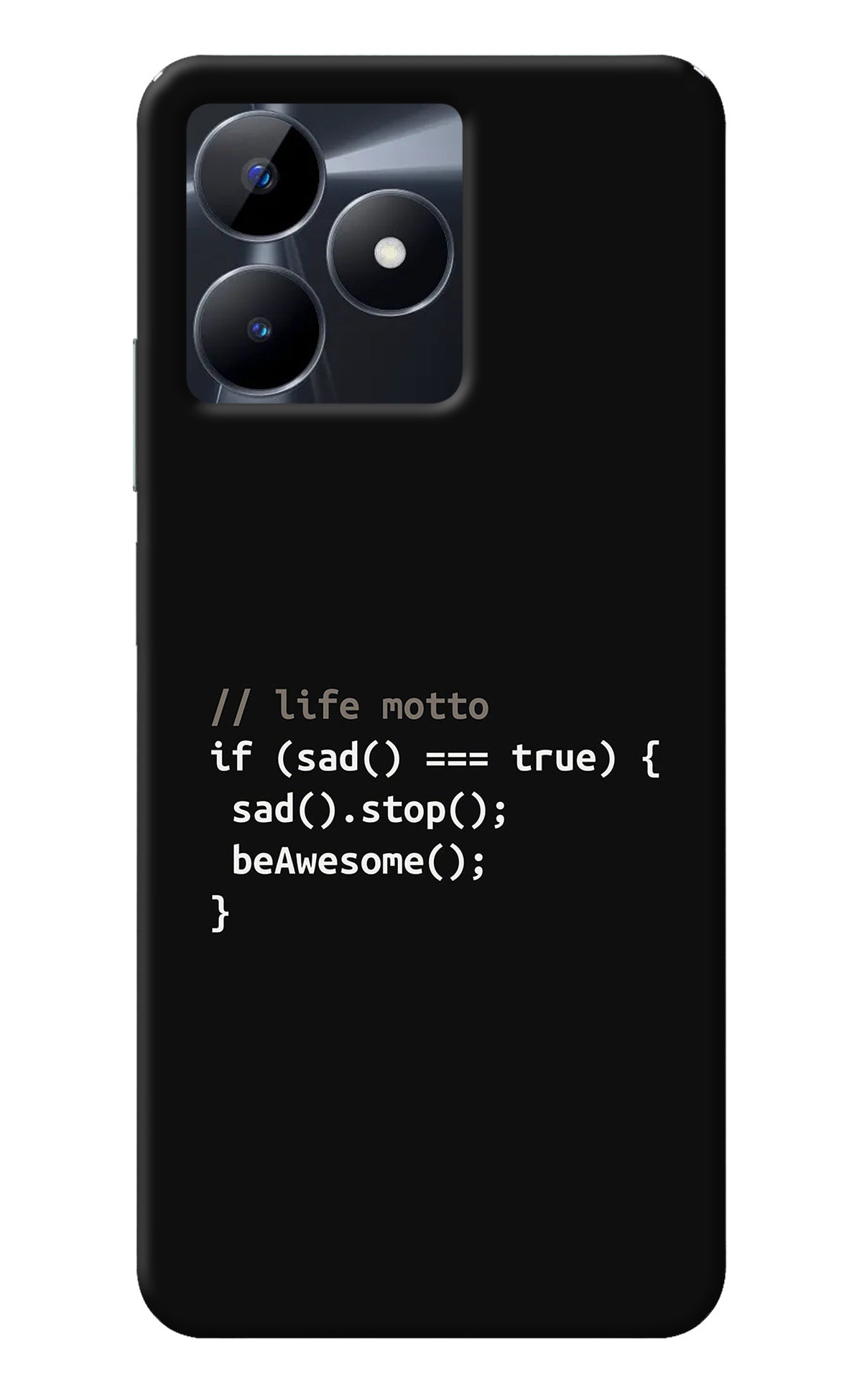 Life Motto Code Realme C53 Back Cover