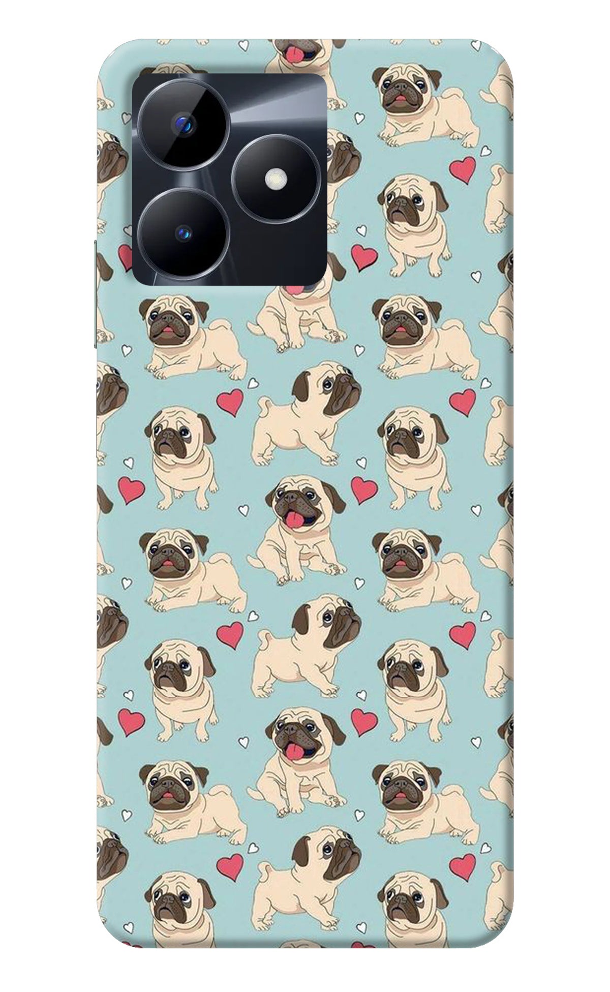 Pug Dog Realme C53 Back Cover