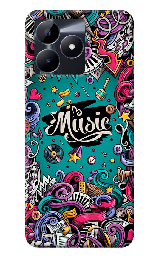 Music Graffiti Realme C53 Back Cover