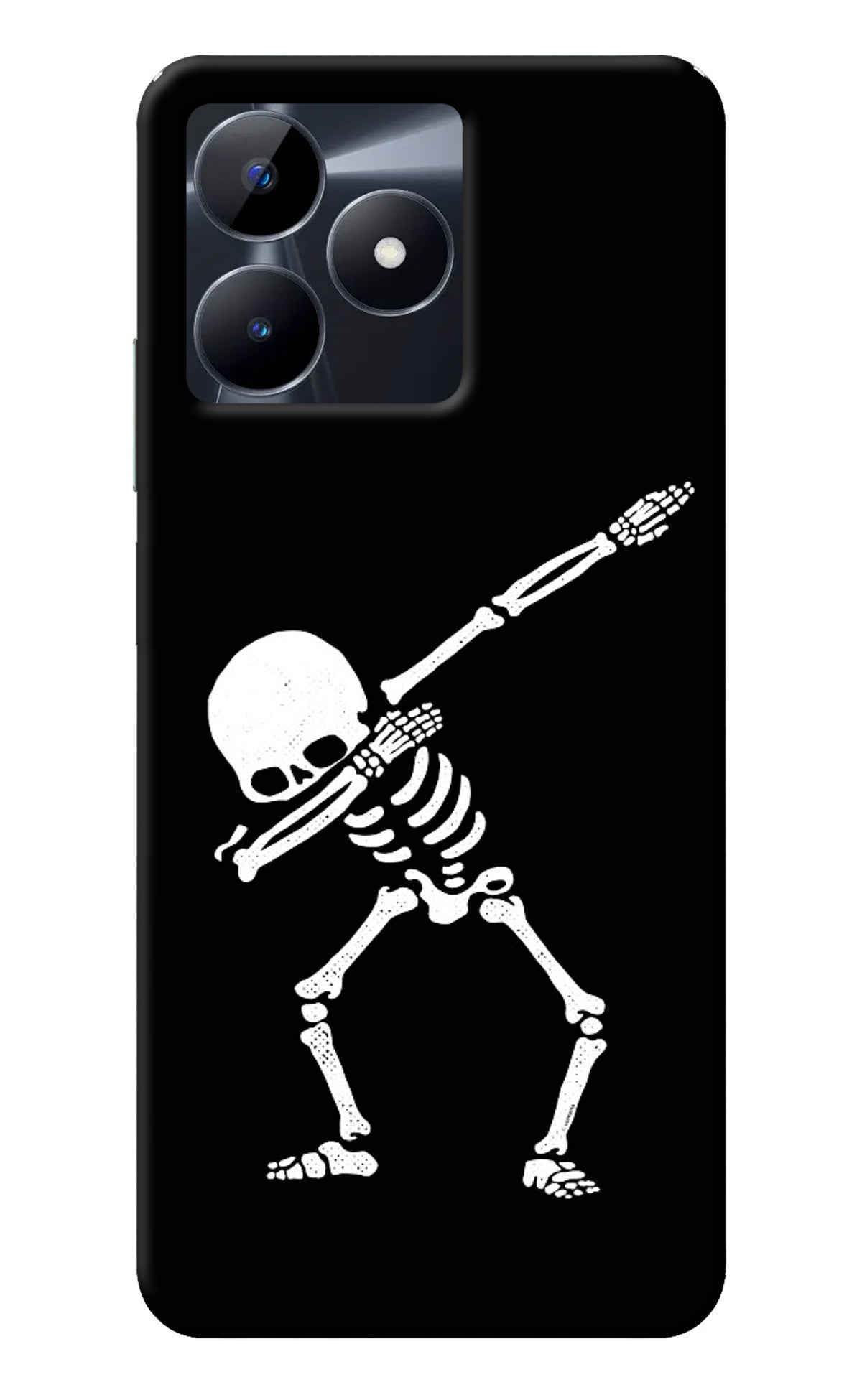 Dabbing Skeleton Art Realme C53 Back Cover