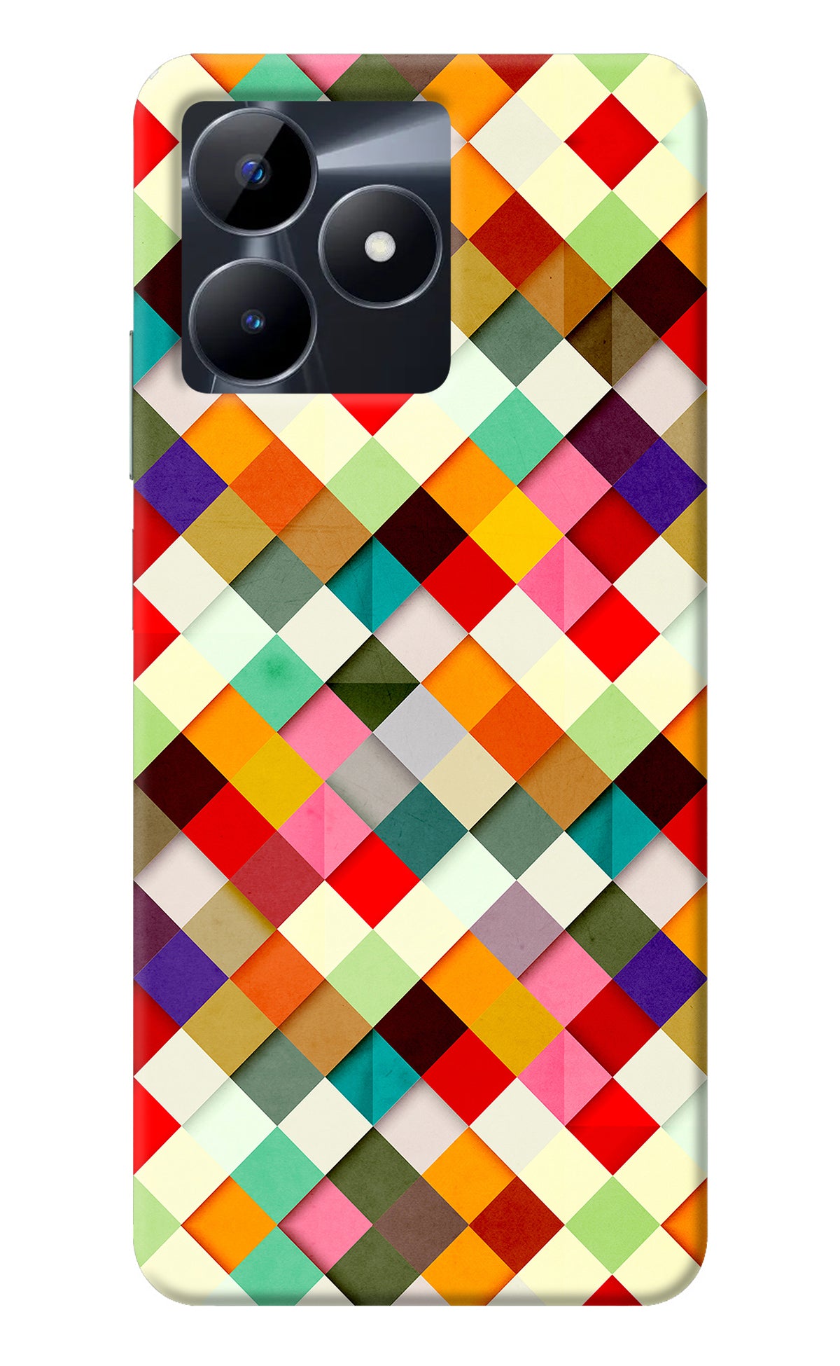 Geometric Abstract Colorful Realme C53 Back Cover