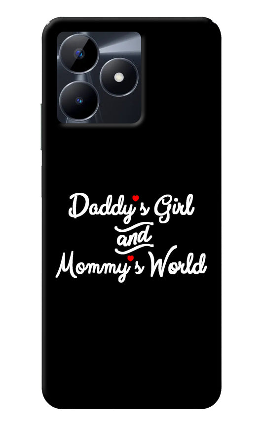 Daddy's Girl and Mommy's World Realme C53 Back Cover