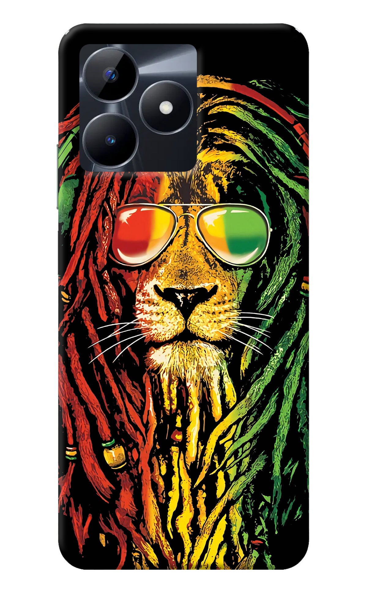 Rasta Lion Realme C53 Back Cover