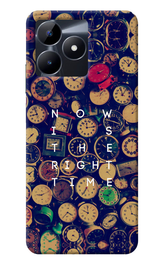 Now is the Right Time Quote Realme C53 Back Cover