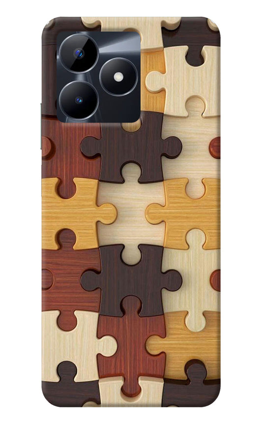 Wooden Puzzle Realme C53 Back Cover