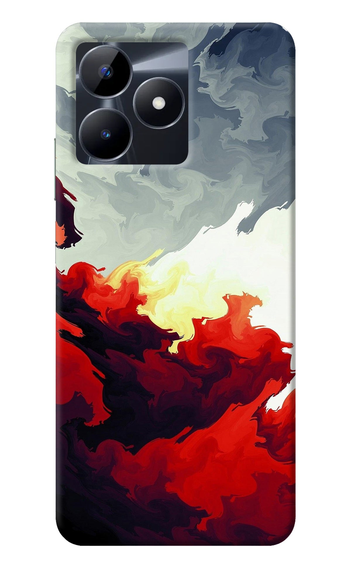 Fire Cloud Realme C53 Back Cover