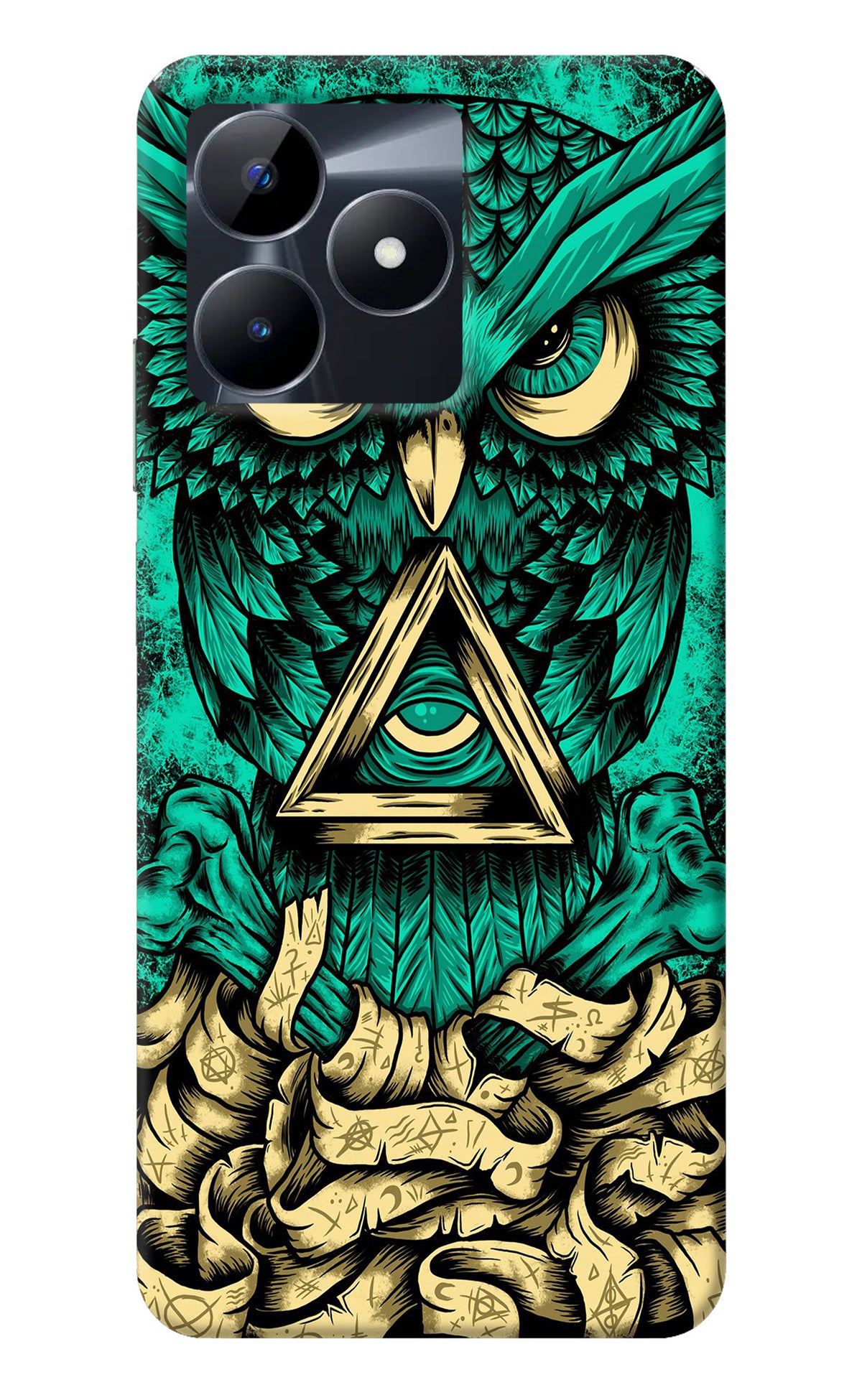 Green Owl Realme C53 Back Cover