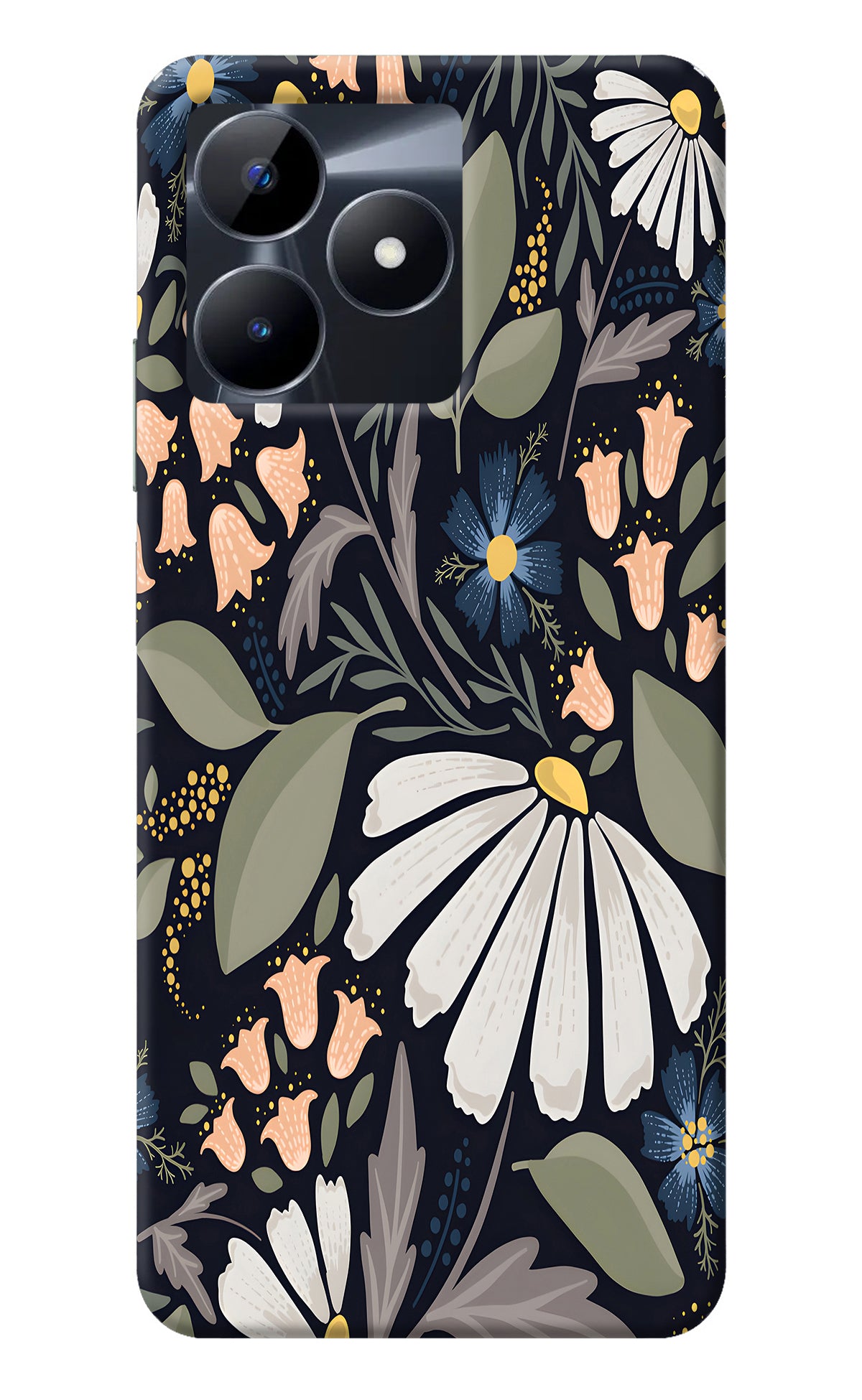 Flowers Art Realme C53 Back Cover