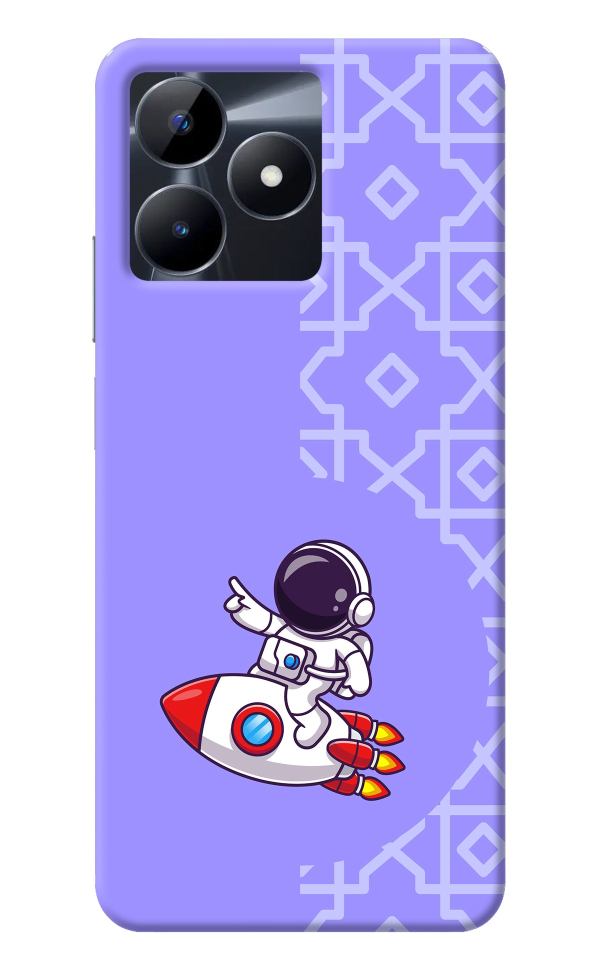 Cute Astronaut Realme C53 Back Cover