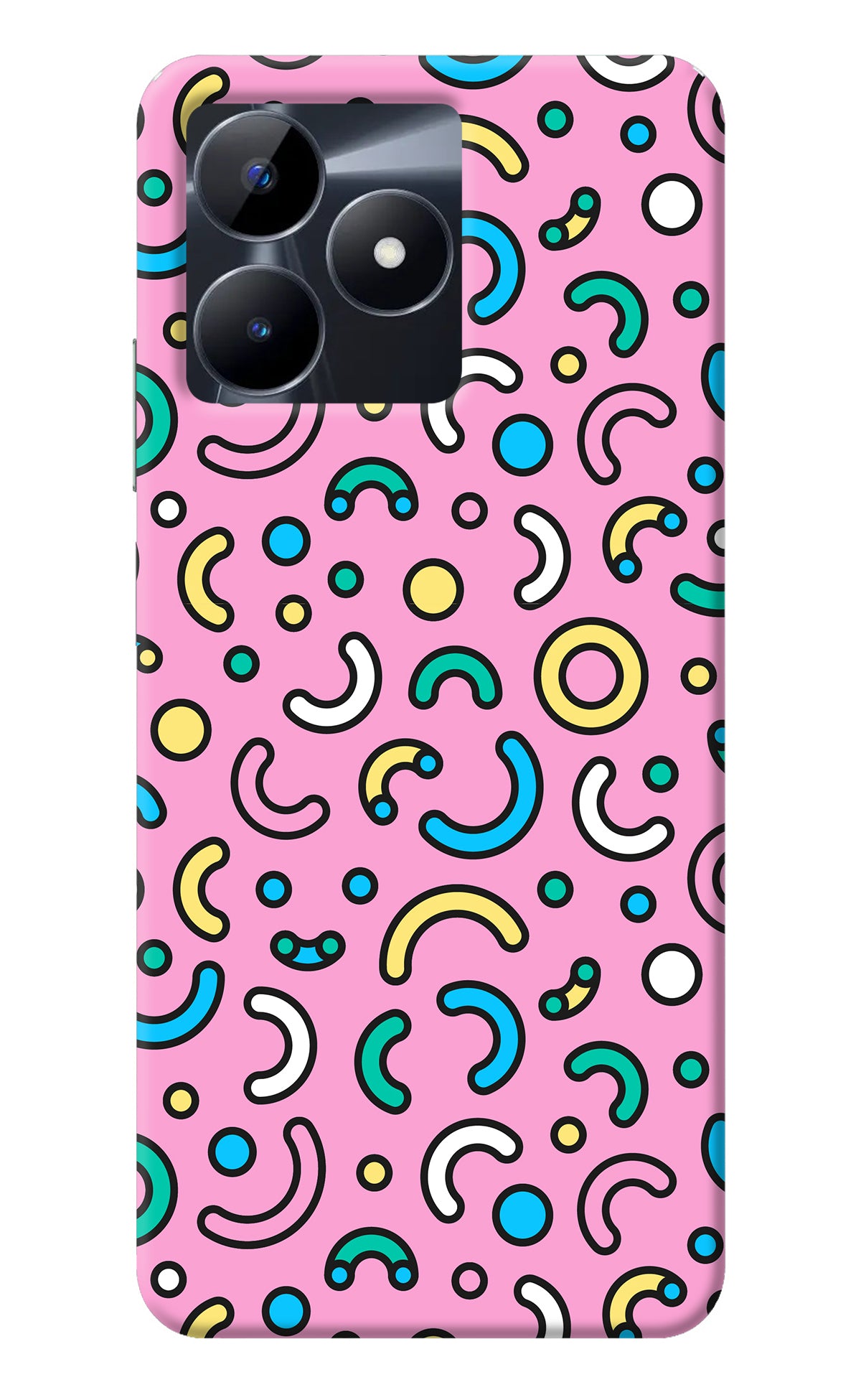 Memphis Design Realme C53 Back Cover