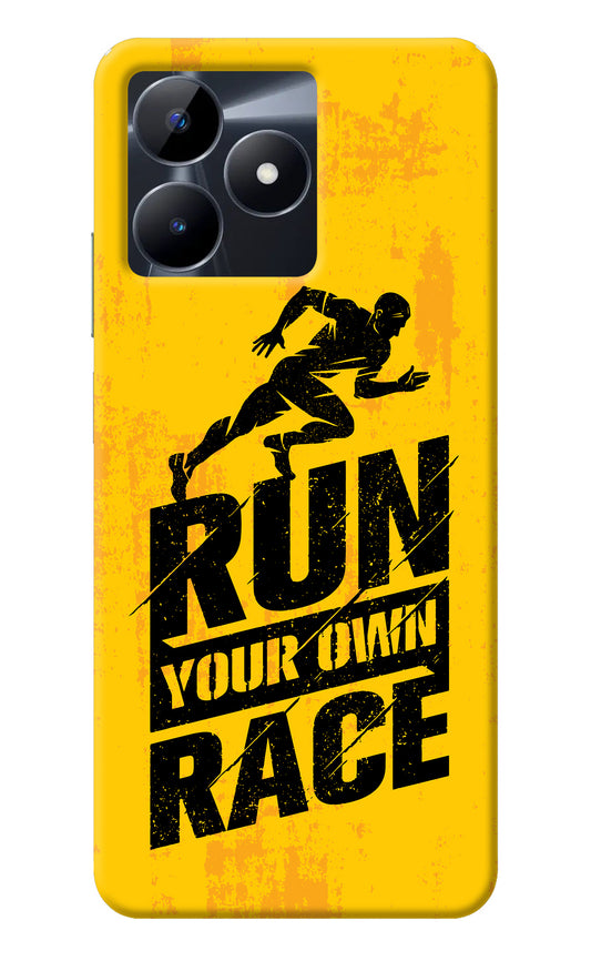 Run Your Own Race Realme C53 Back Cover