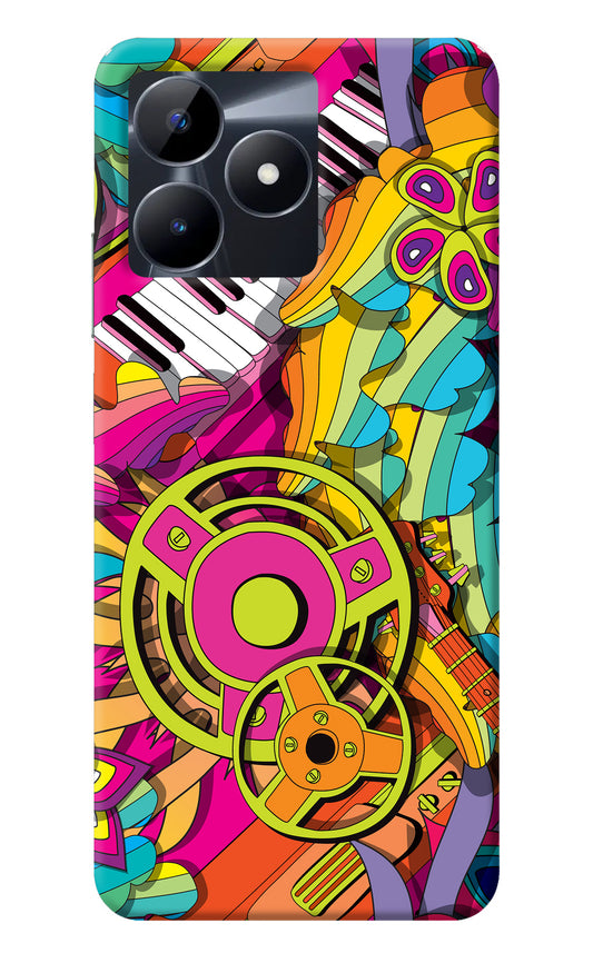 Music Doodle Realme C53 Back Cover