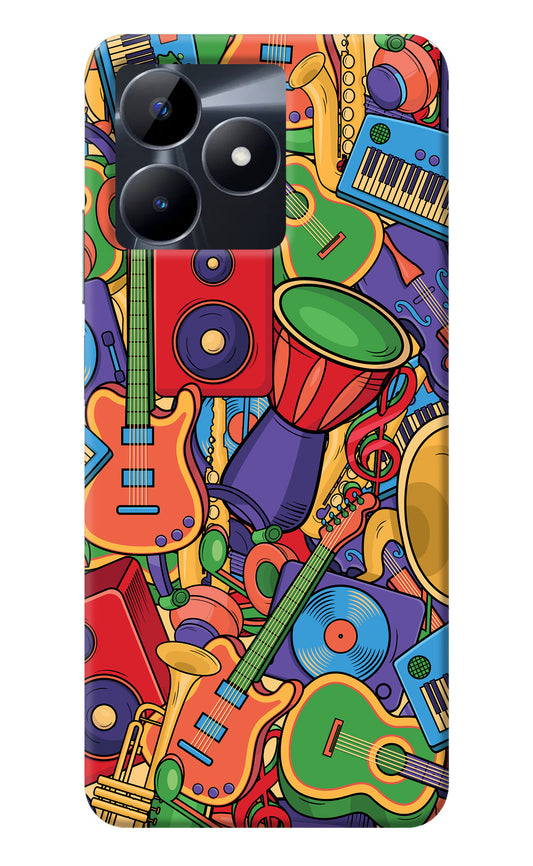 Music Instrument Doodle Realme C53 Back Cover