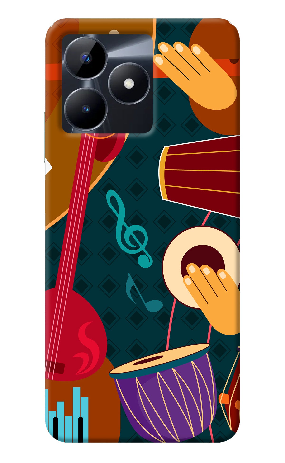 Music Instrument Realme C53 Back Cover