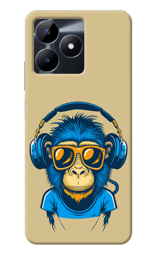 Monkey Headphone Realme C53 Back Cover