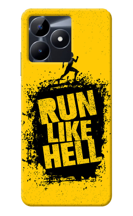 Run Like Hell Realme C53 Back Cover