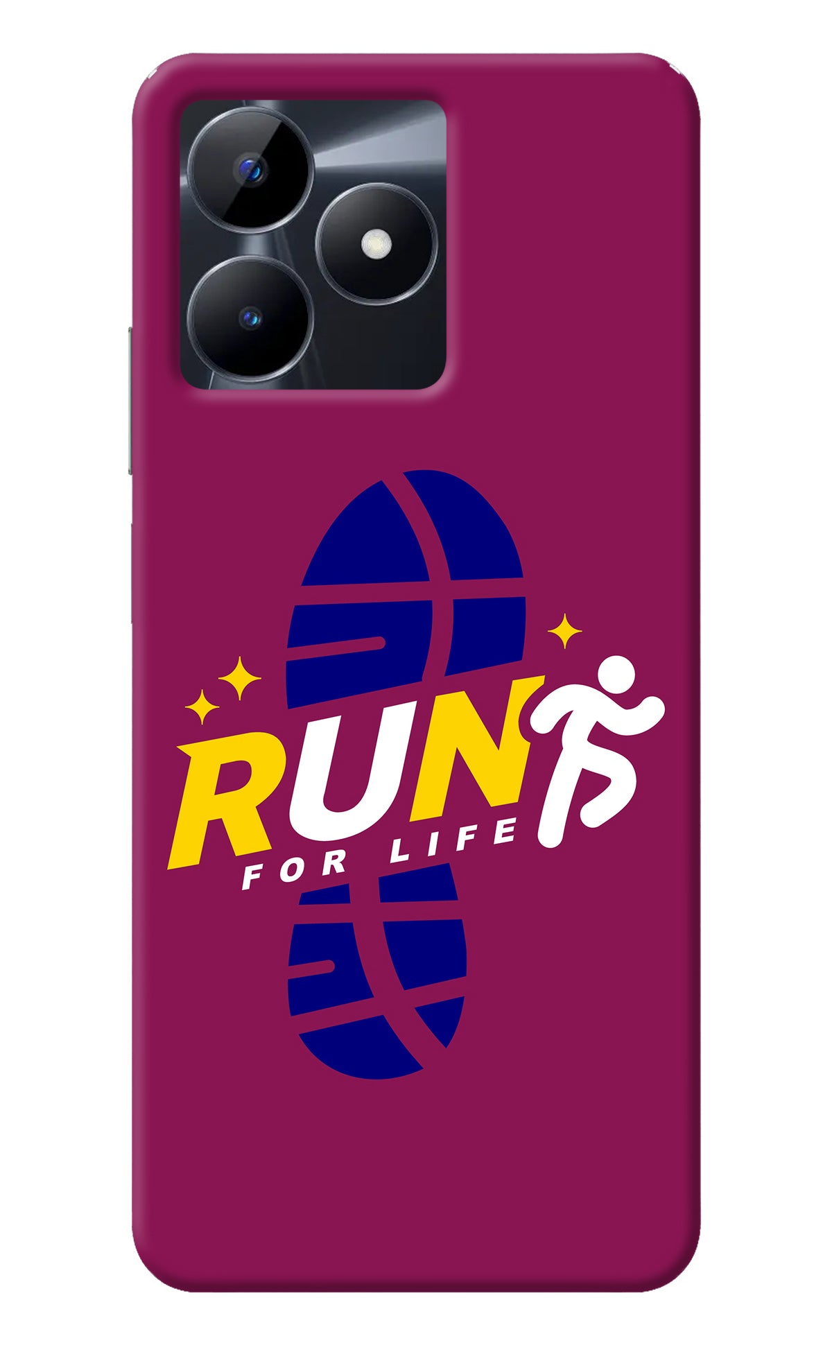 Run for Life Realme C53 Back Cover