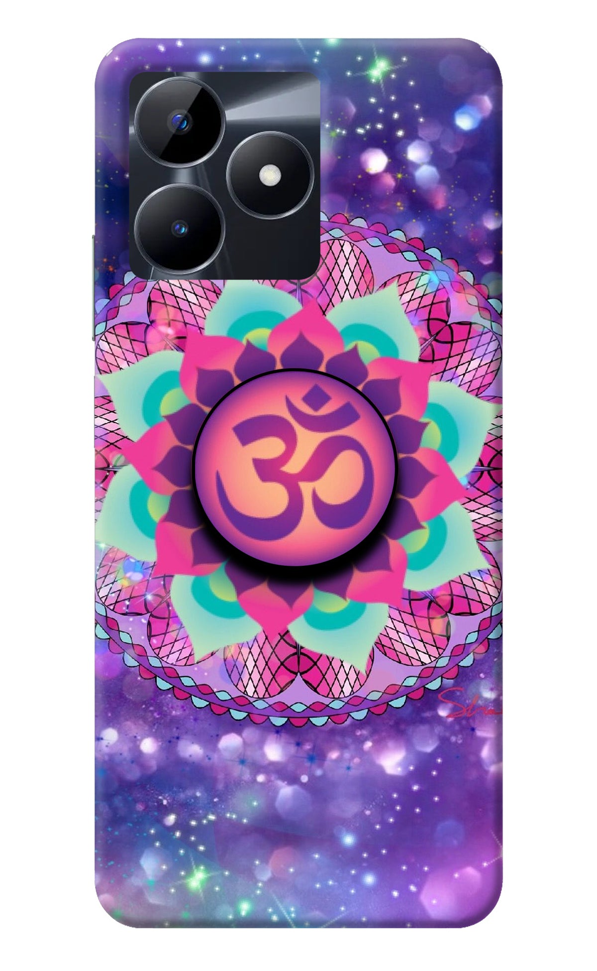 Om Purple Realme C53 Pop Case