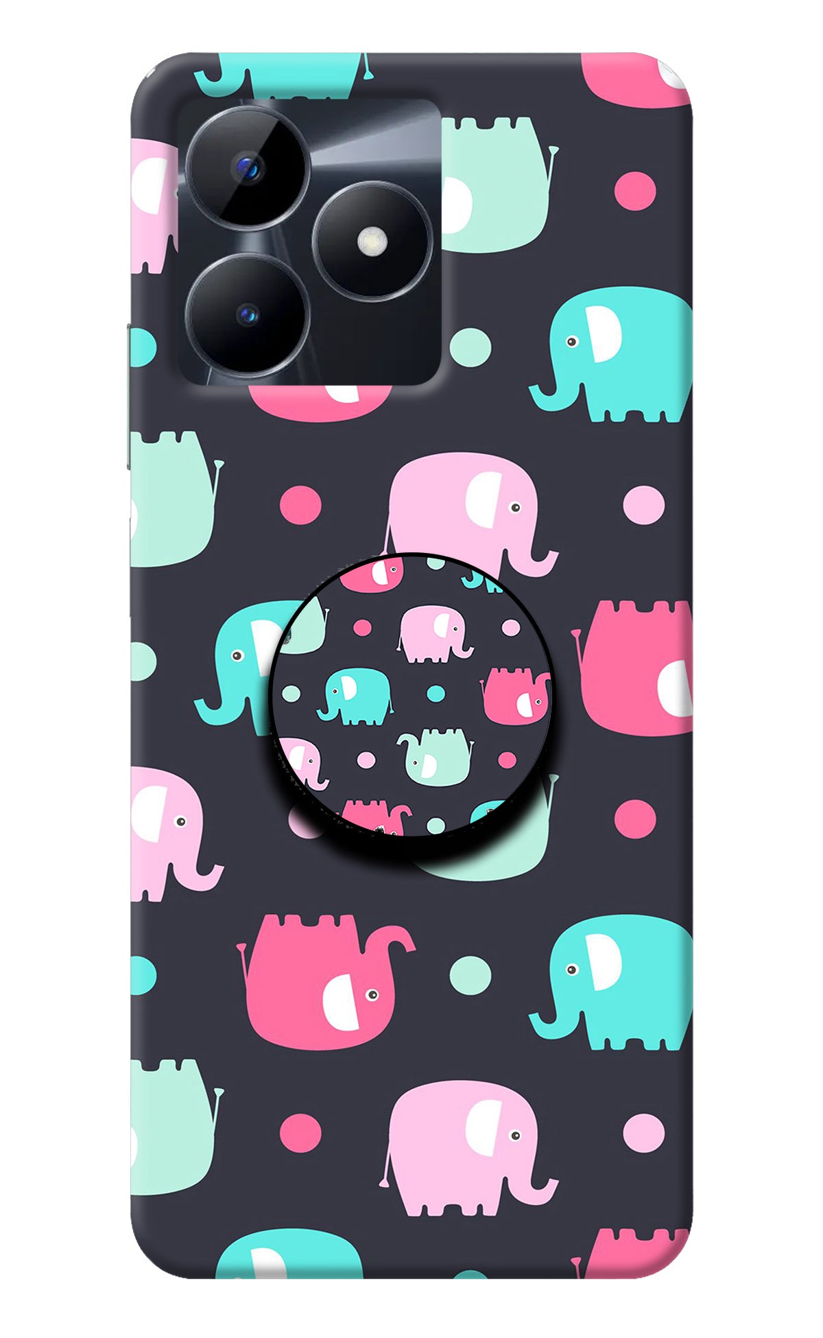 Baby Elephants Realme C53 Pop Case