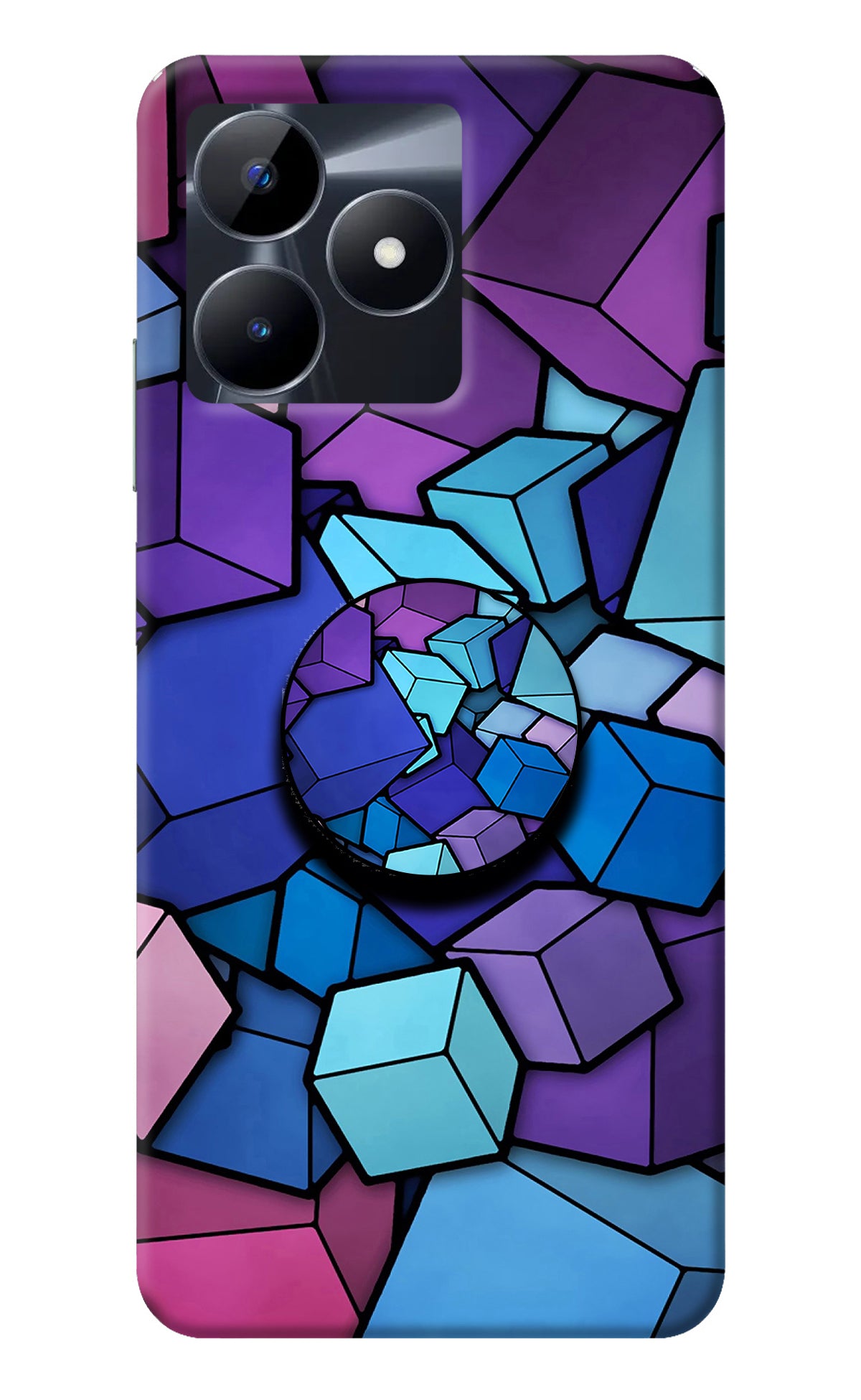 Cubic Abstract Realme C53 Pop Case