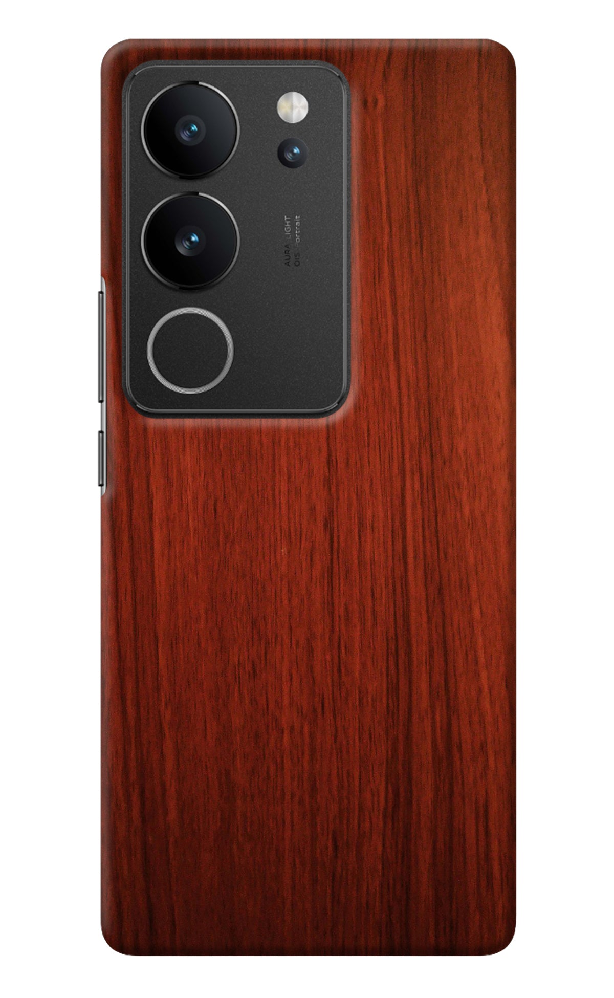 Wooden Plain Pattern Vivo V29/V29 Pro Back Cover