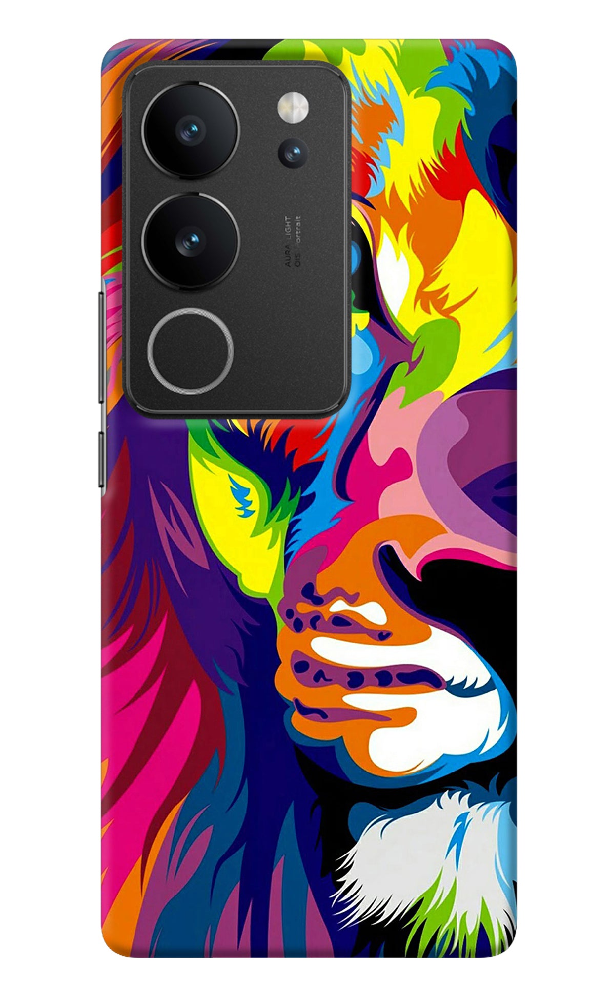 Lion Half Face Vivo V29/V29 Pro Back Cover