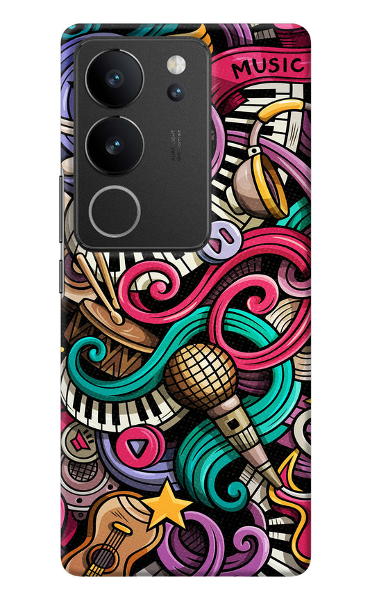 Music Abstract Vivo V29/V29 Pro Back Cover