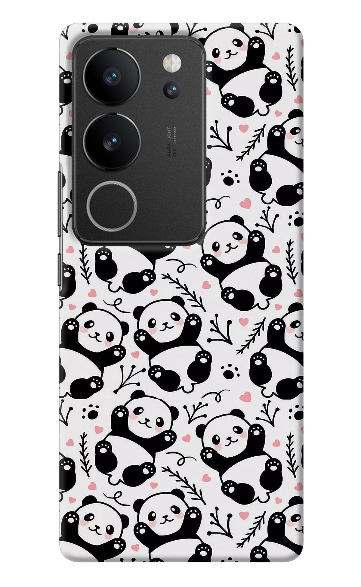 Cute Panda Vivo V29/V29 Pro Back Cover