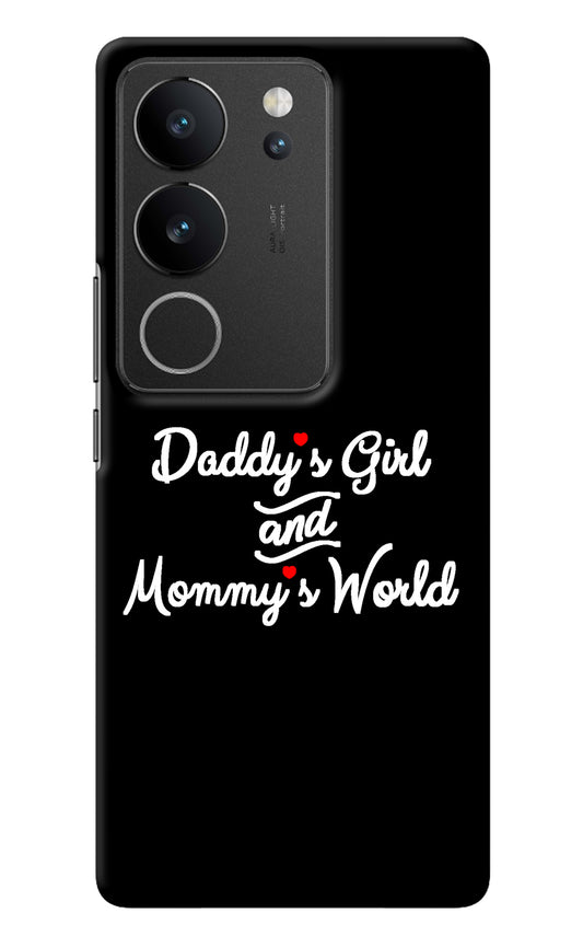 Daddy's Girl and Mommy's World Vivo V29/V29 Pro Back Cover