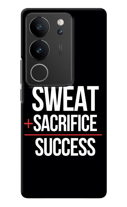 Sweat Sacrifice Success Vivo V29/V29 Pro Back Cover