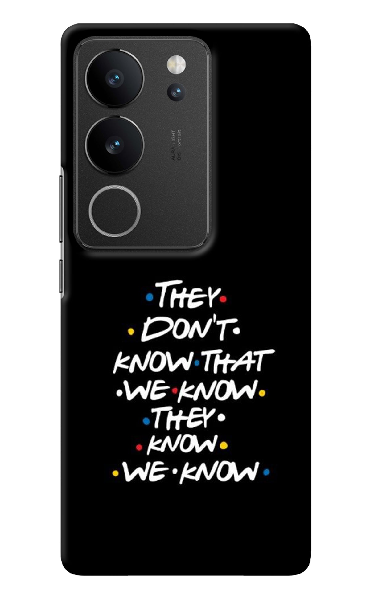 FRIENDS Dialogue Vivo V29/V29 Pro Back Cover