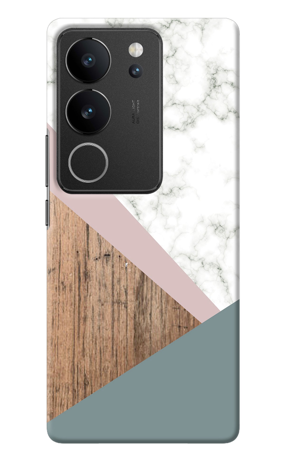 Marble wood Abstract Vivo V29/V29 Pro Back Cover