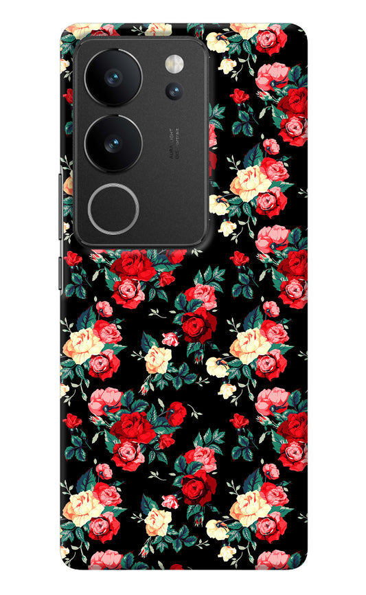 Rose Pattern Vivo V29/V29 Pro Back Cover