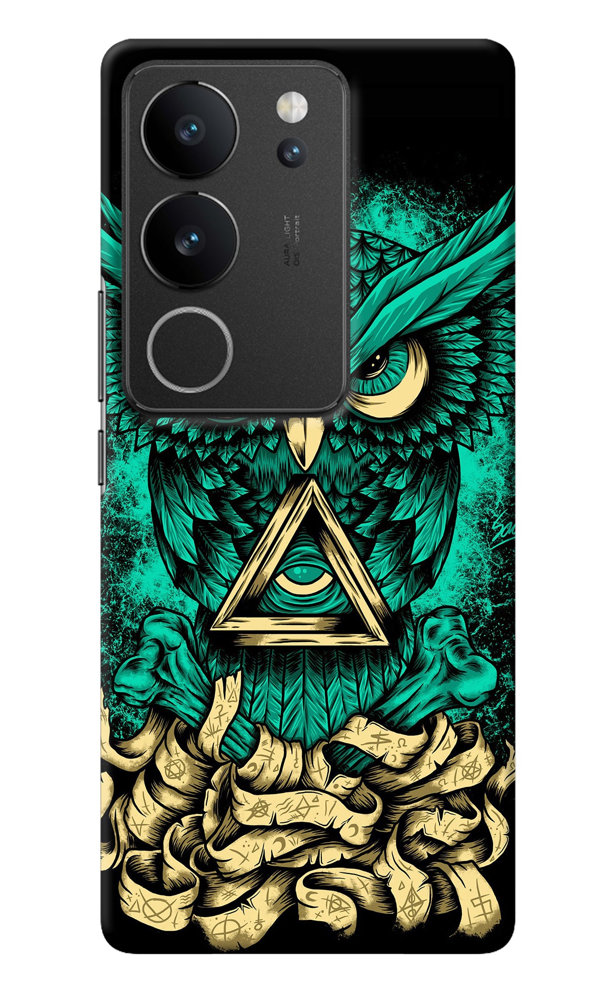 Green Owl Vivo V29/V29 Pro Back Cover