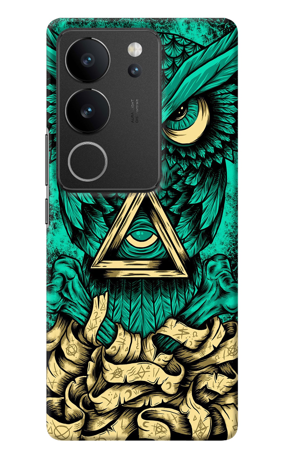 Green Owl Vivo V29/V29 Pro Back Cover