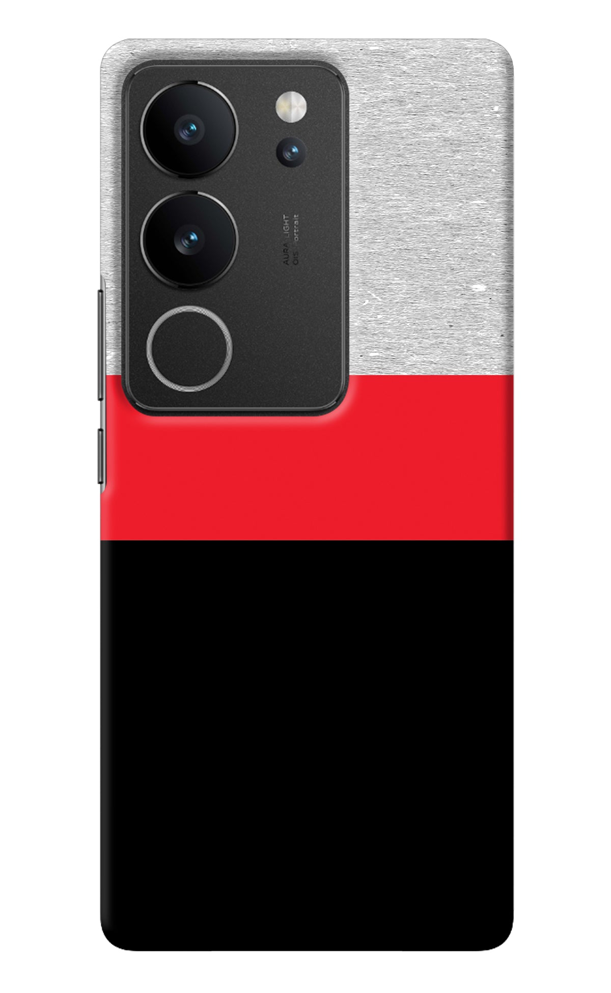 Tri Color Pattern Vivo V29/V29 Pro Back Cover