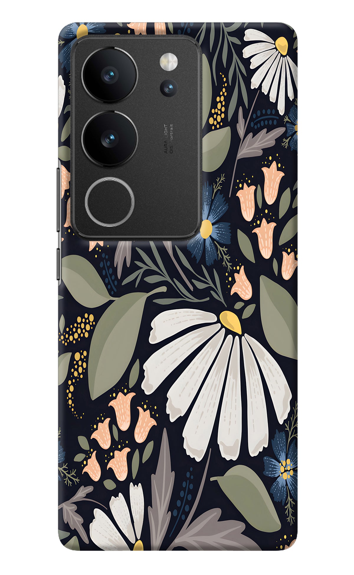 Flowers Art Vivo V29/V29 Pro Back Cover