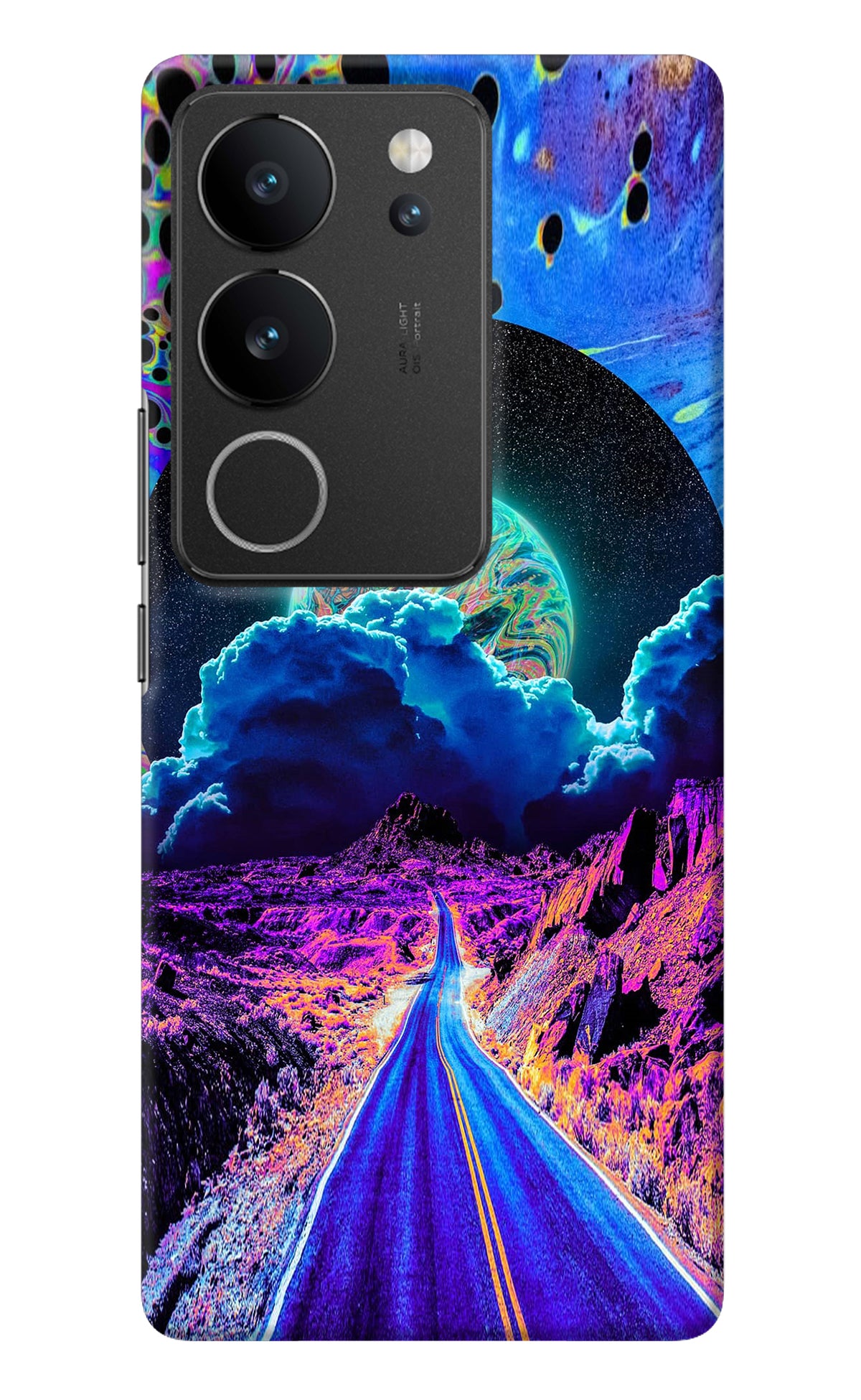 Psychedelic Painting Vivo V29/V29 Pro Back Cover