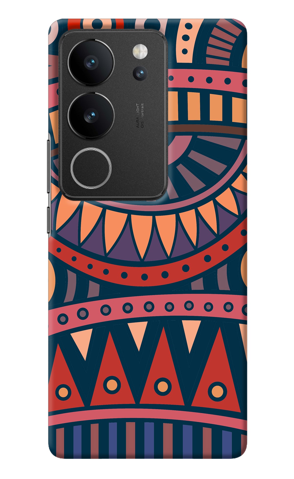 African Culture Design Vivo V29/V29 Pro Back Cover