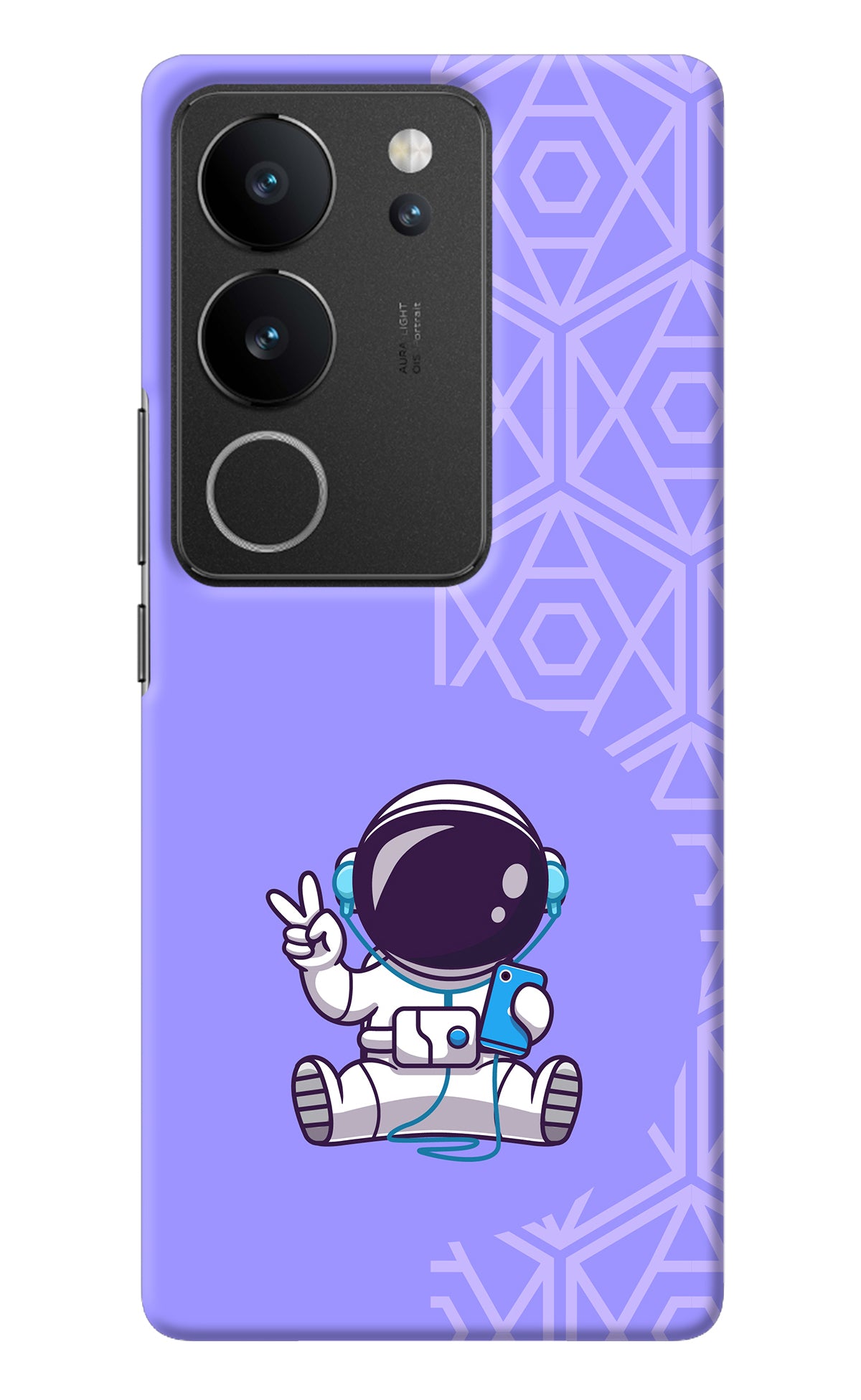 Cute Astronaut Chilling Vivo V29/V29 Pro Back Cover