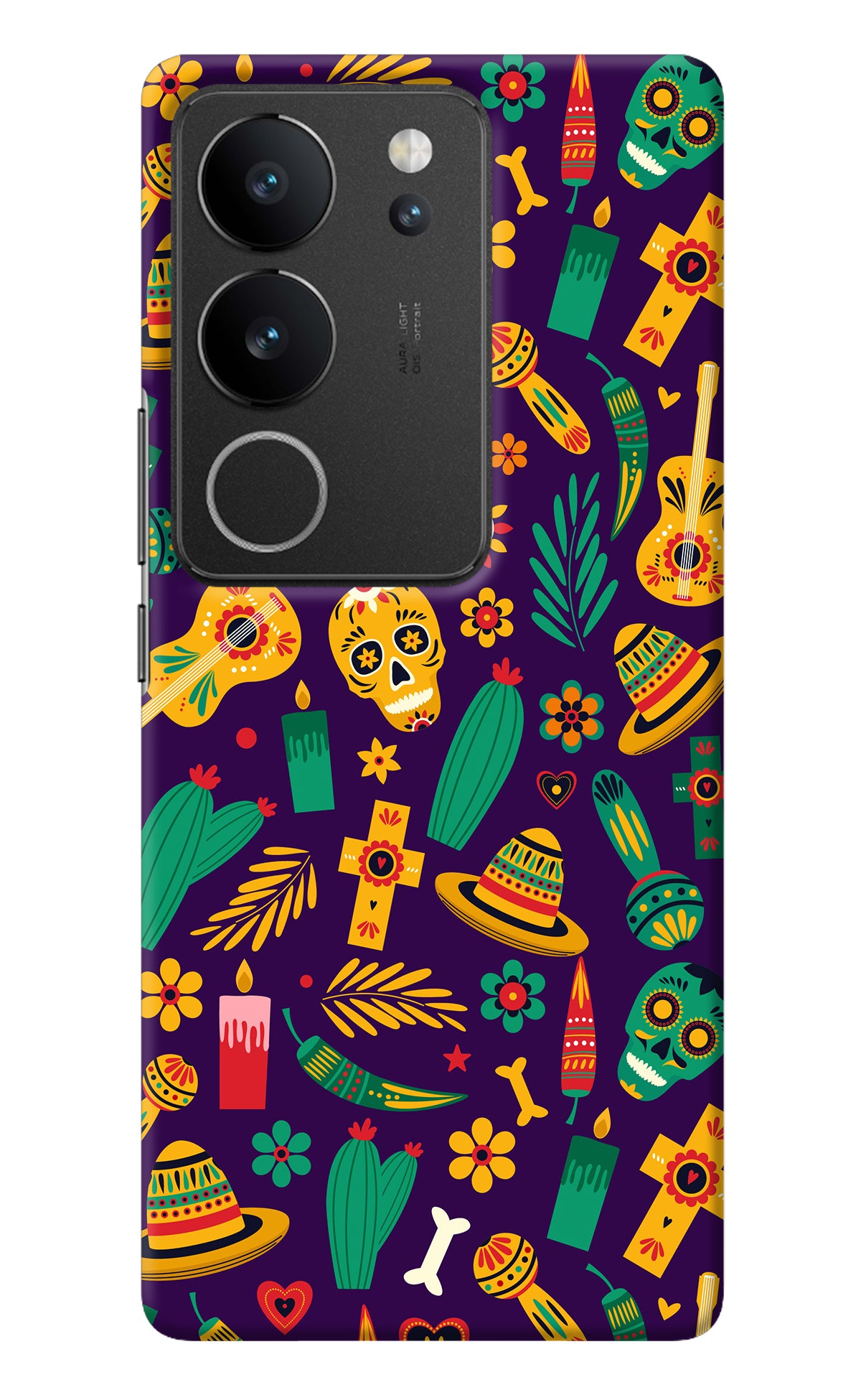 Mexican Artwork Vivo V29/V29 Pro Back Cover