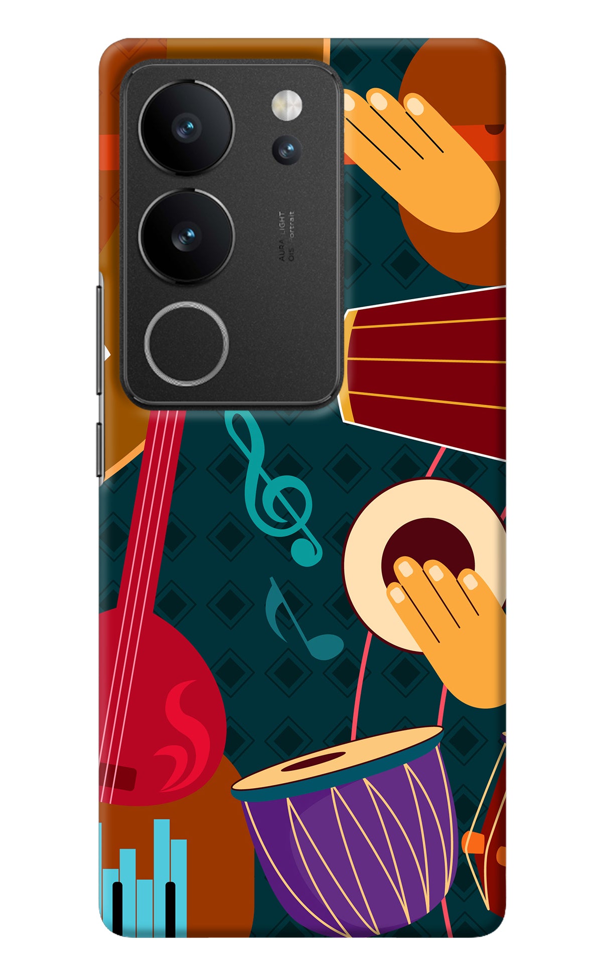 Music Instrument Vivo V29/V29 Pro Back Cover