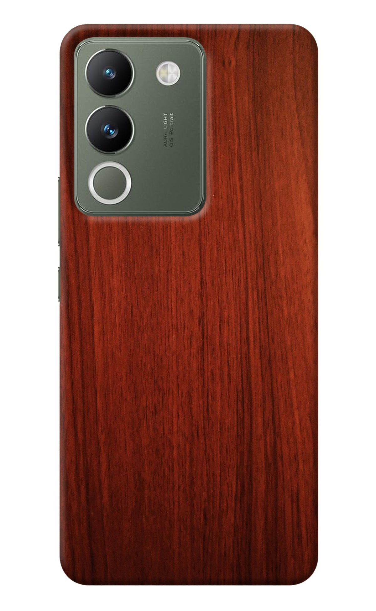 Wooden Plain Pattern Vivo Y200 5G Back Cover