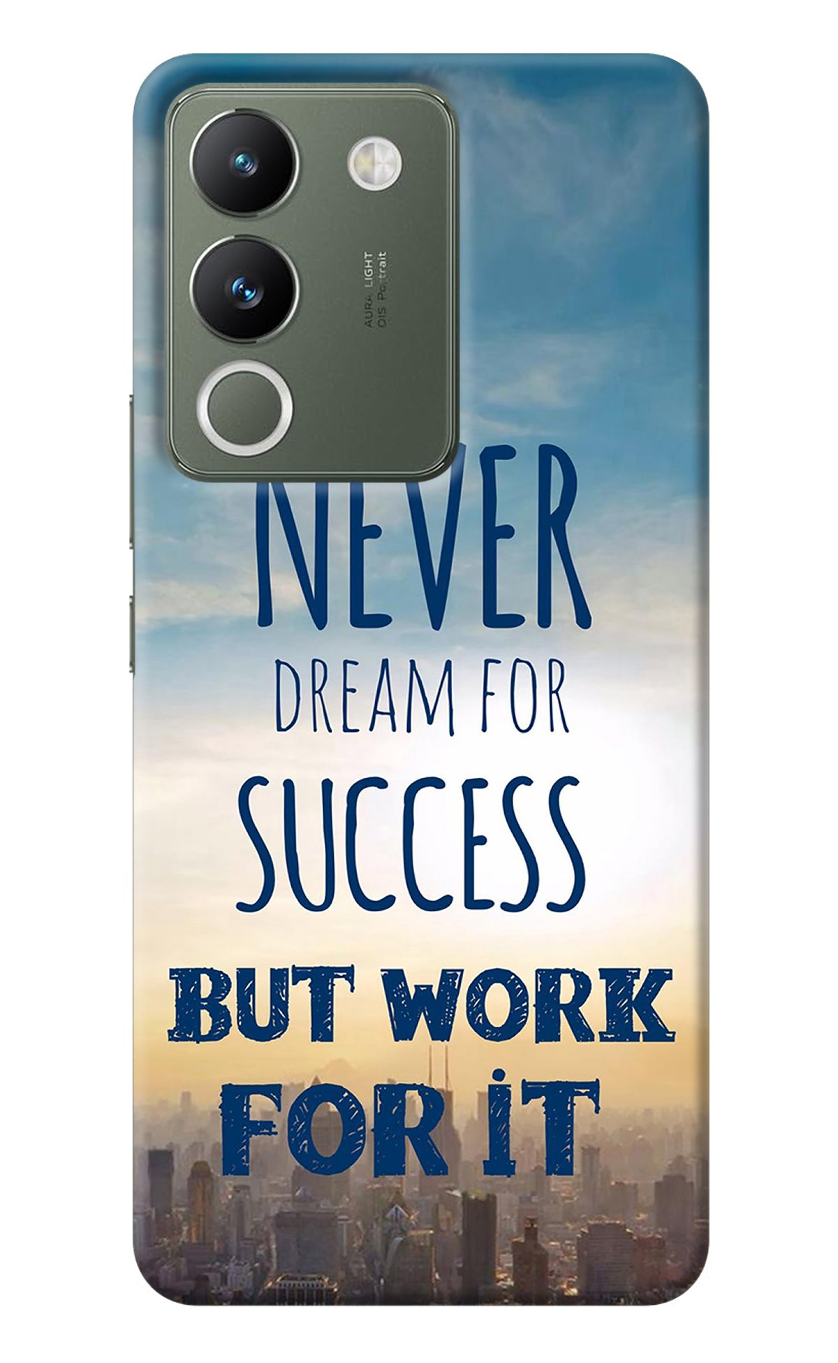 Never Dream For Success But Work For It Vivo Y200 5G Back Cover