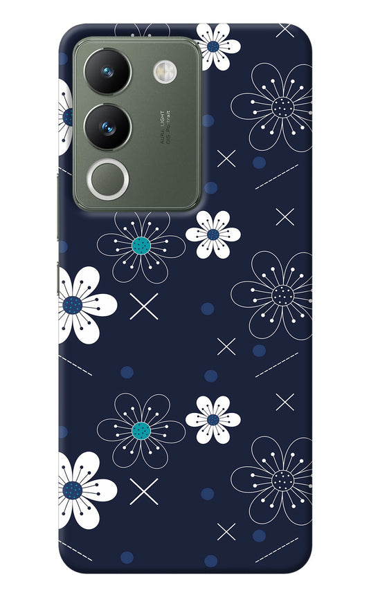 Flowers Vivo Y200 5G Back Cover