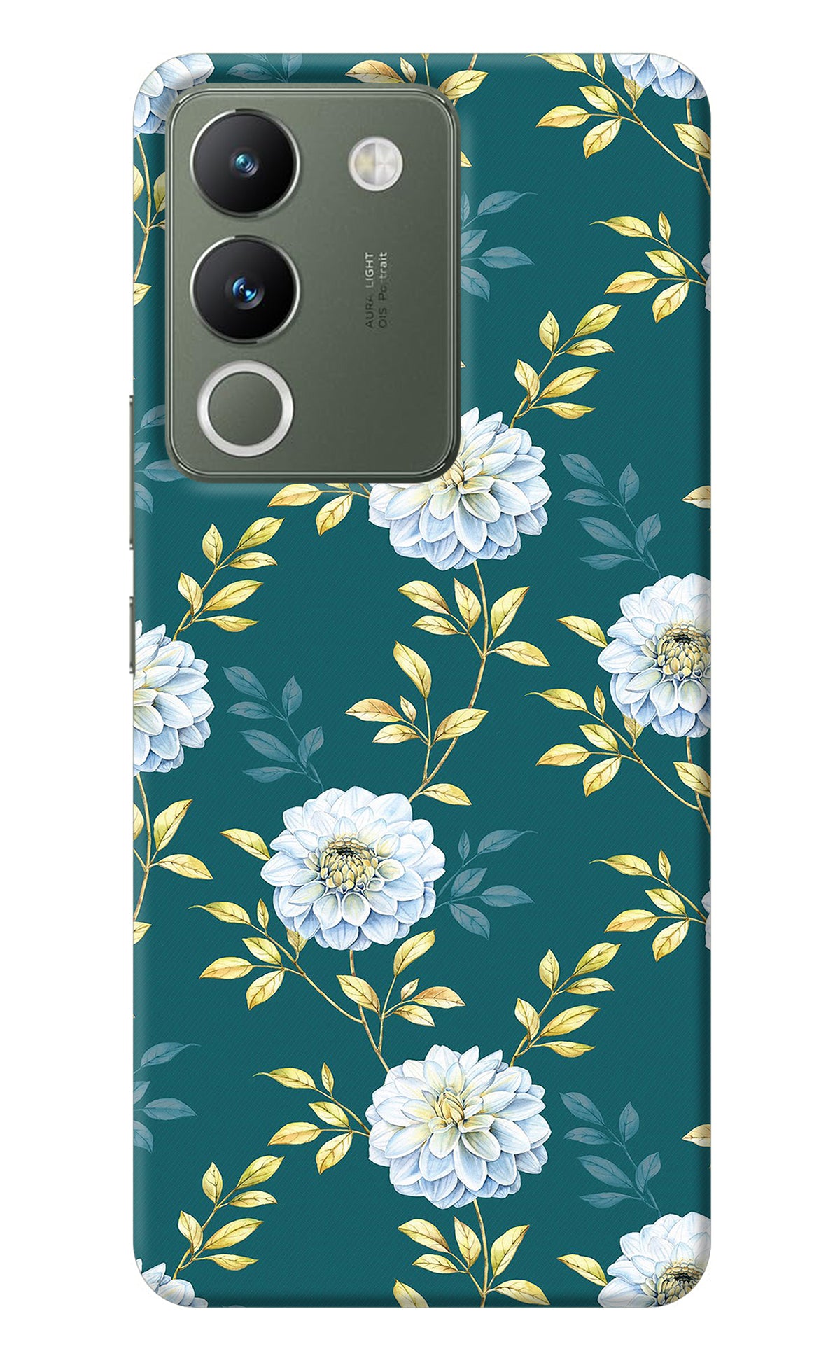 Flowers Vivo Y200 5G Back Cover