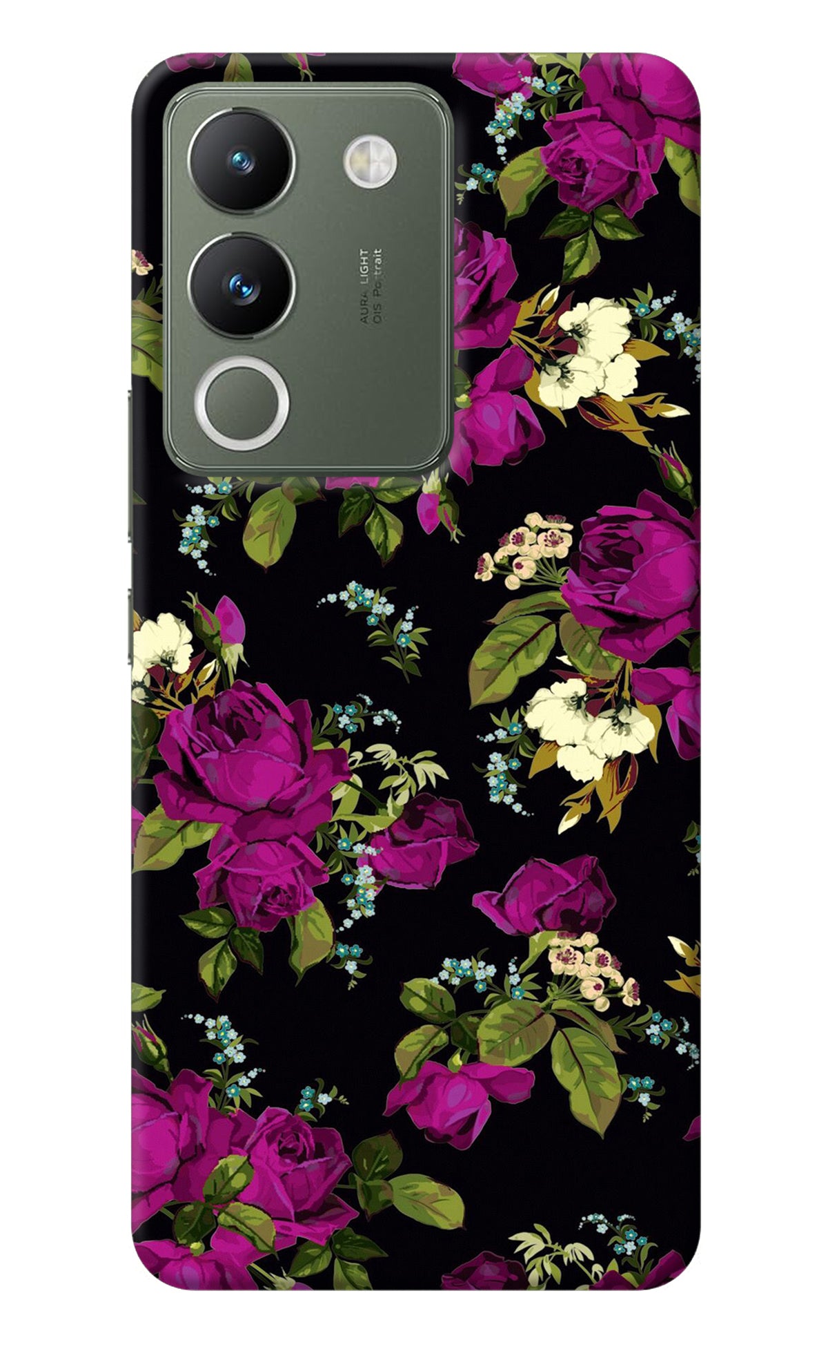 Flowers Vivo Y200 5G Back Cover