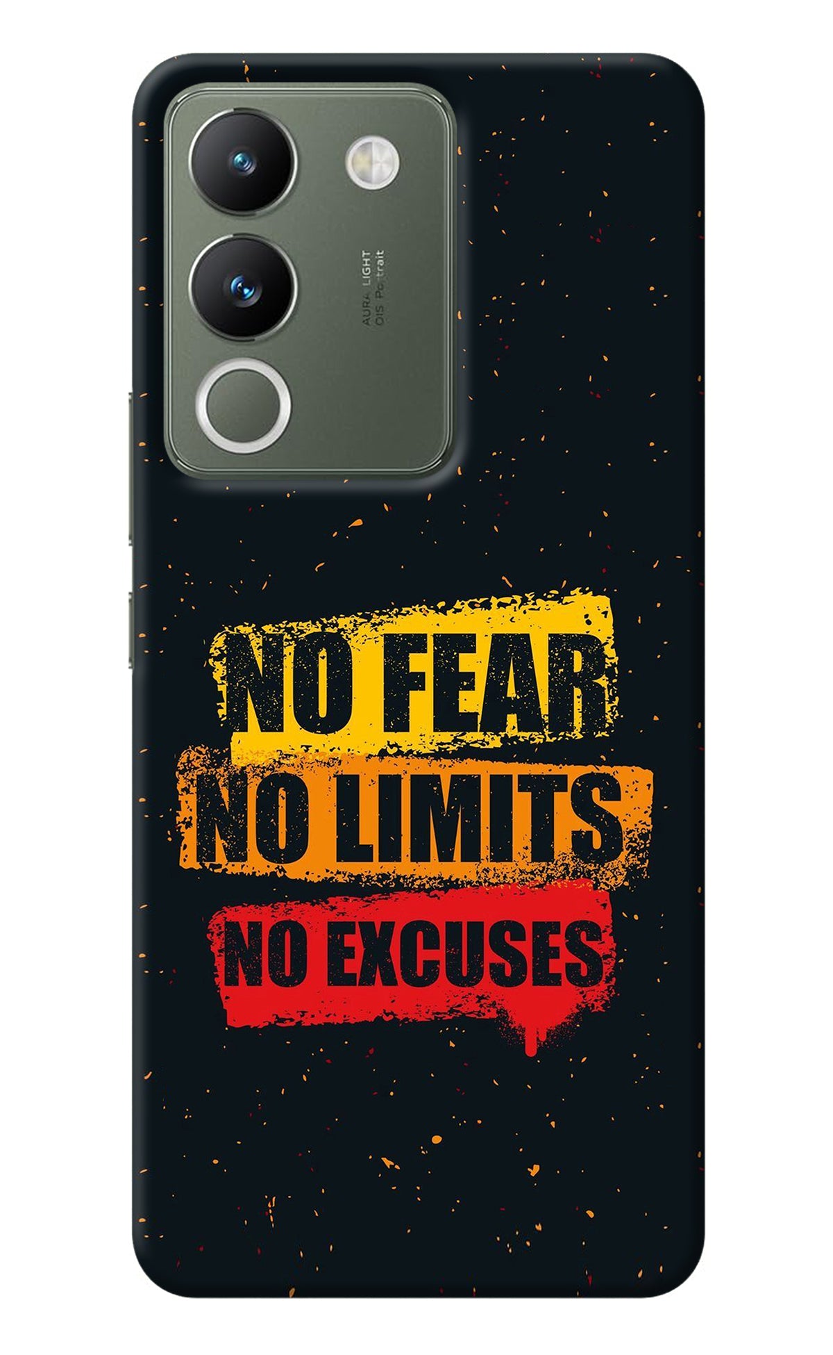 No Fear No Limits No Excuse Vivo Y200 5G Back Cover