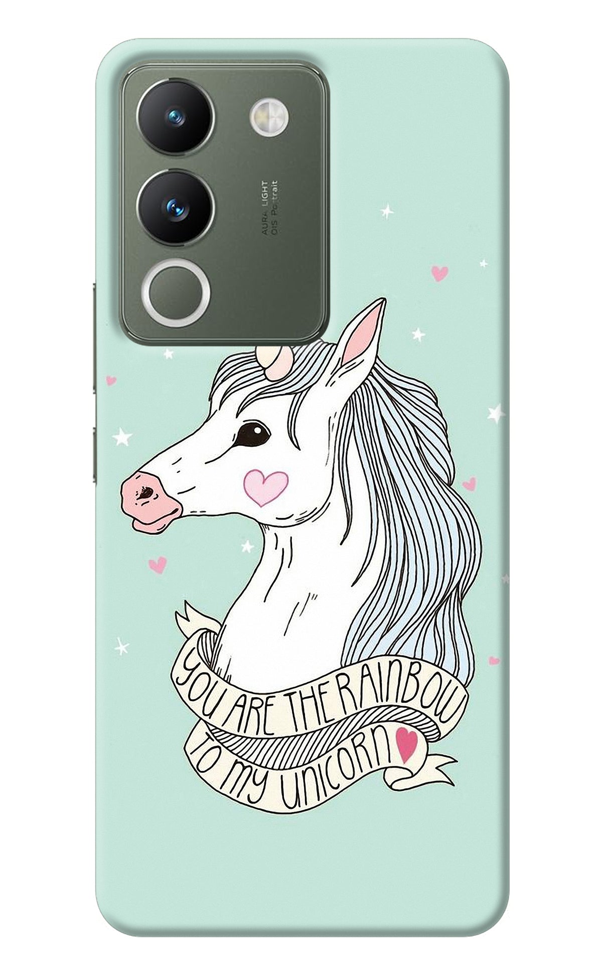 Unicorn Wallpaper Vivo Y200 5G Back Cover